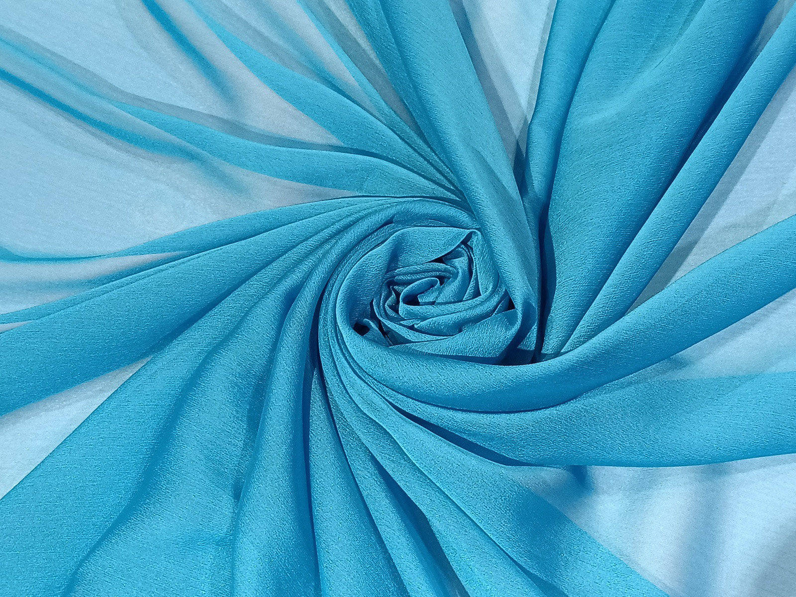 Tejido Gasa Azul Turquesa