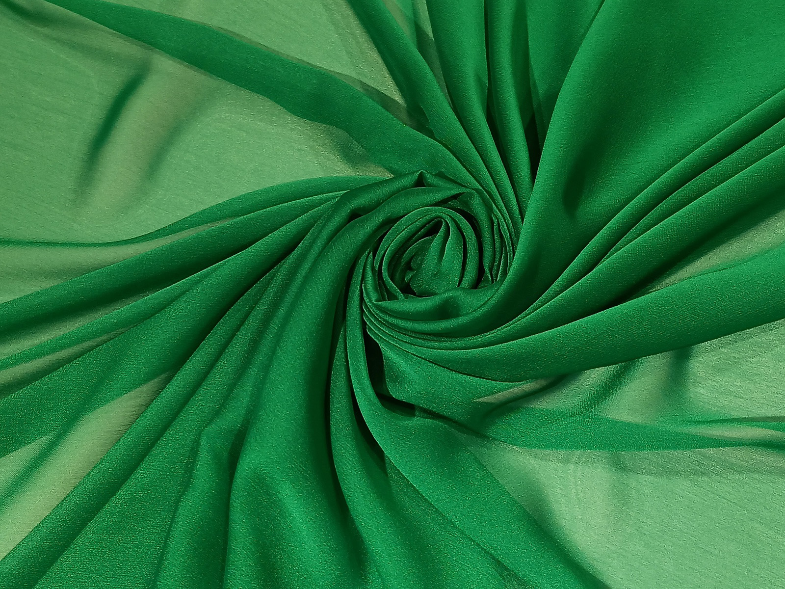 Tejido Gasa Verde Hoja
