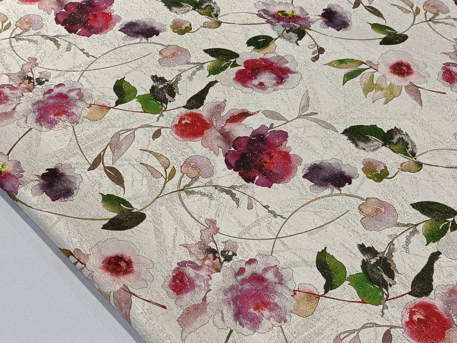 Jacqard Flor Bogambilla Lurex