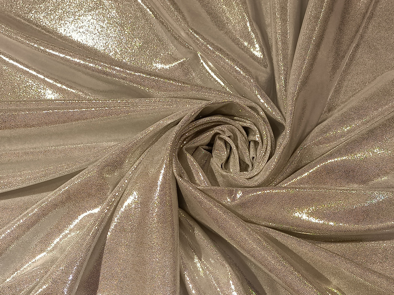 Lycra Foil Azul Plata