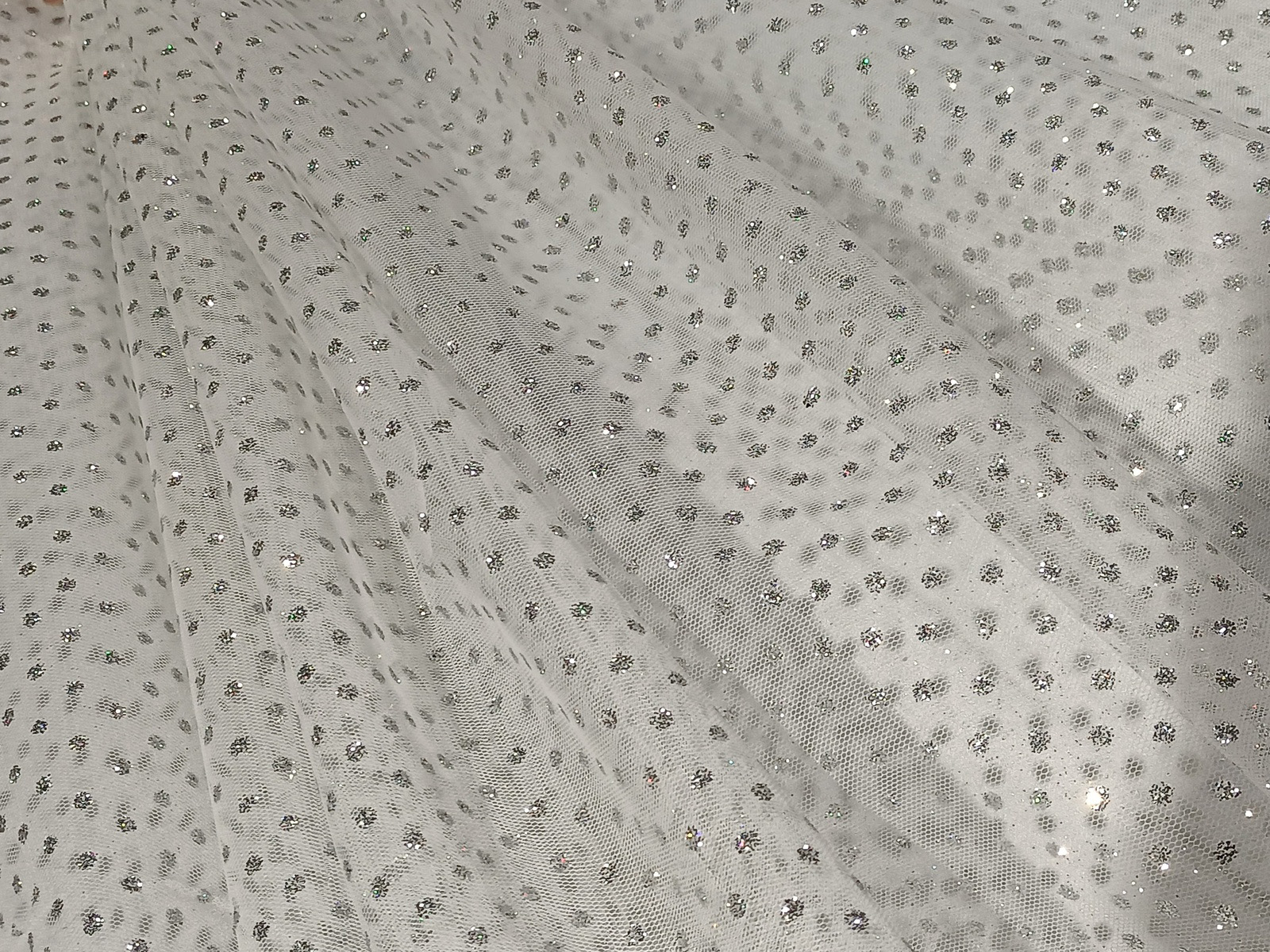Tull Blanco Lunar Plata