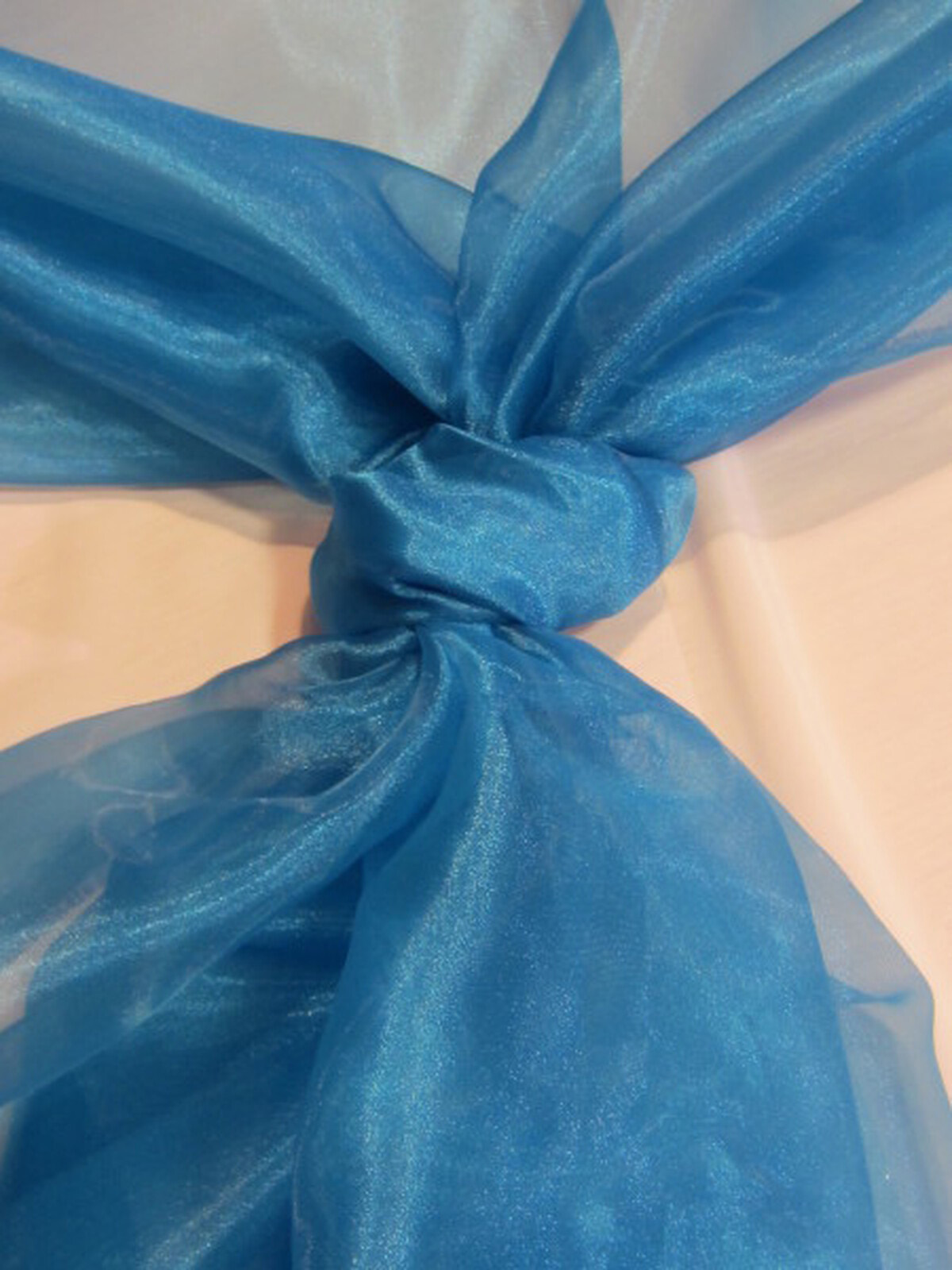 Organza de Cristal Azul Electrico