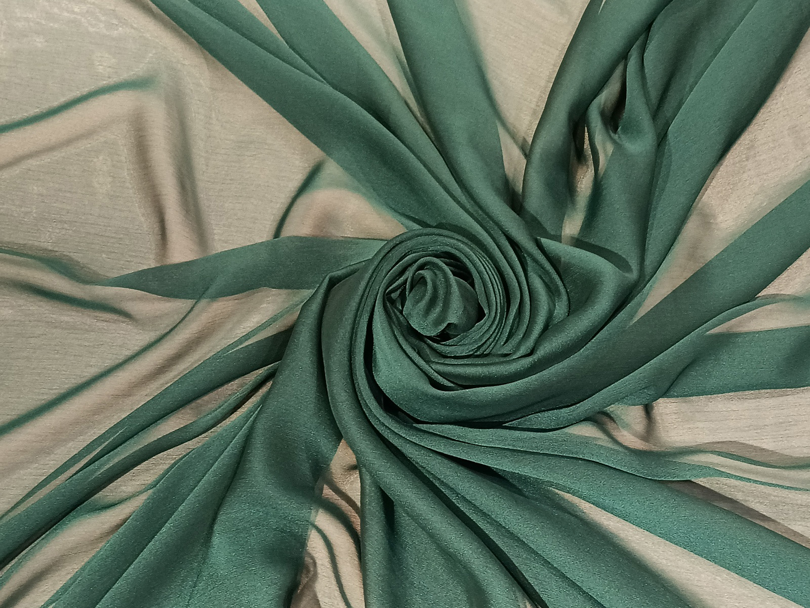 Tejido Gasa Verde Oscuro