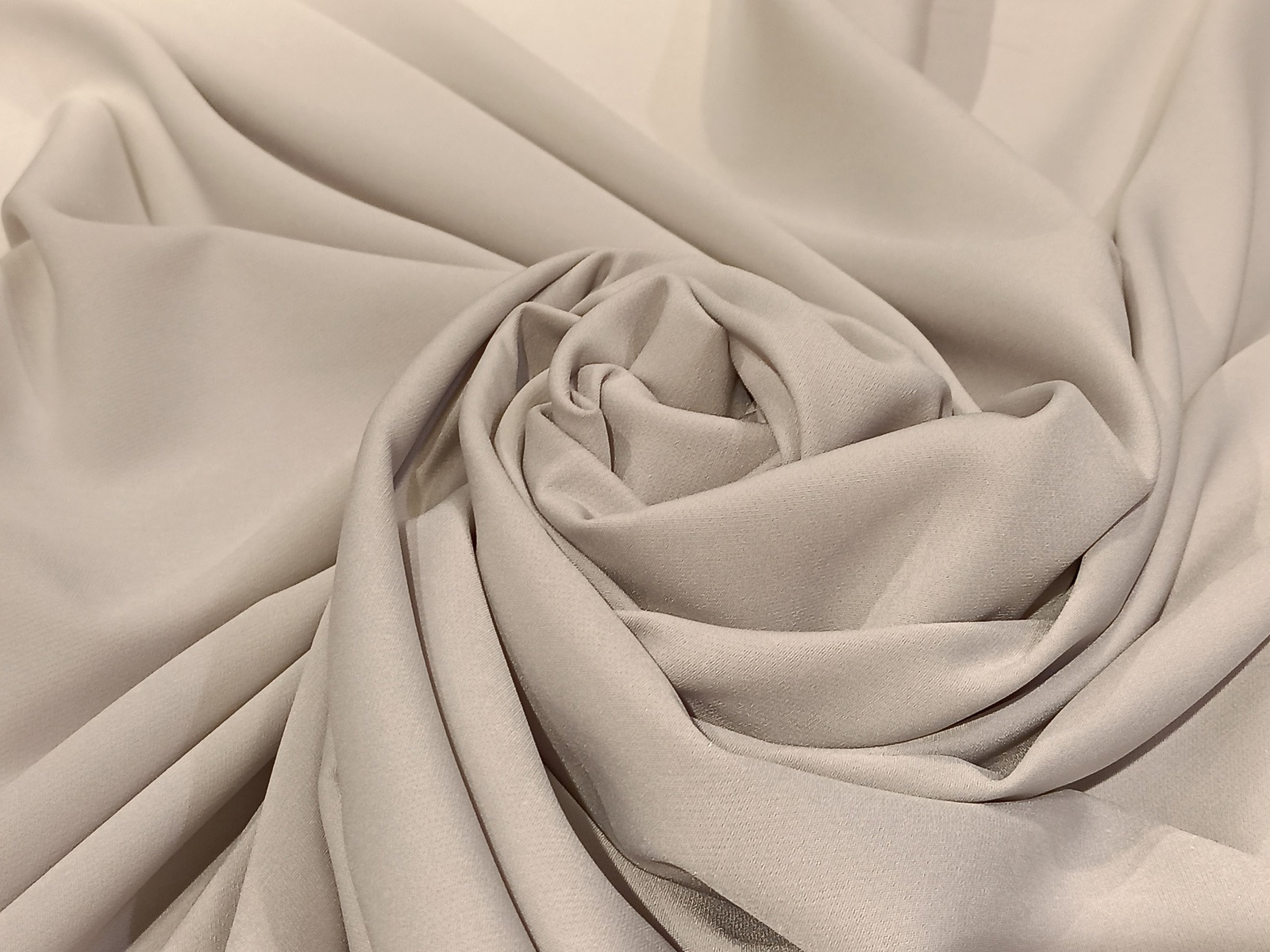 Satén Bielastico Mate Gris Perla