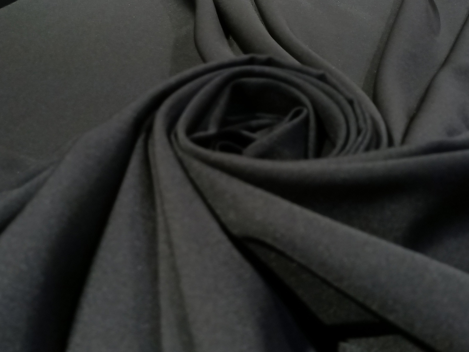Satén Bielastico Mate Negro
