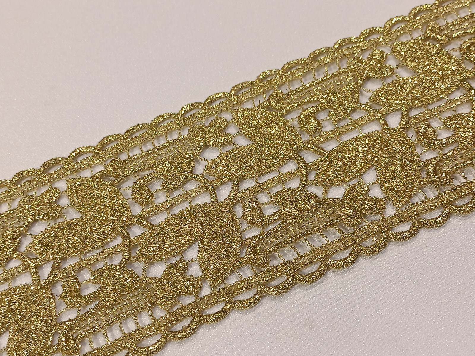 Guipur Floral Recto Oro
