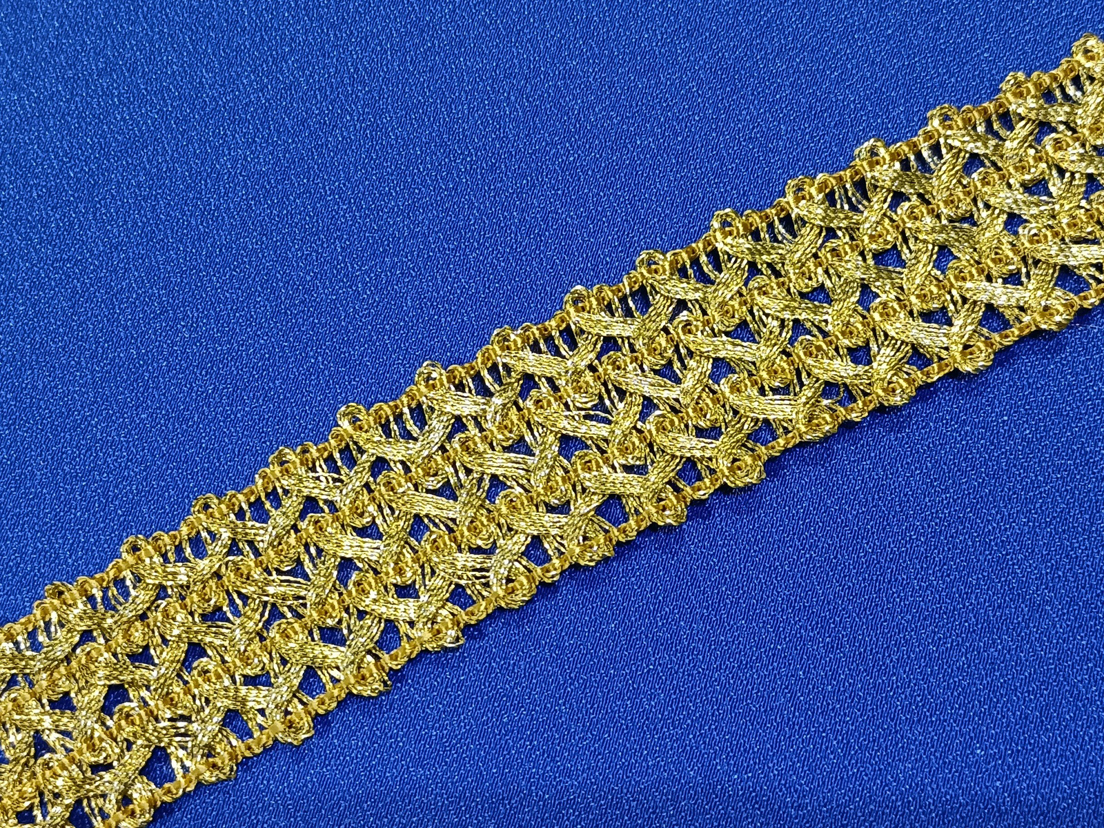 Pasamanería Paralelo Metálico Oro 2,50 cms