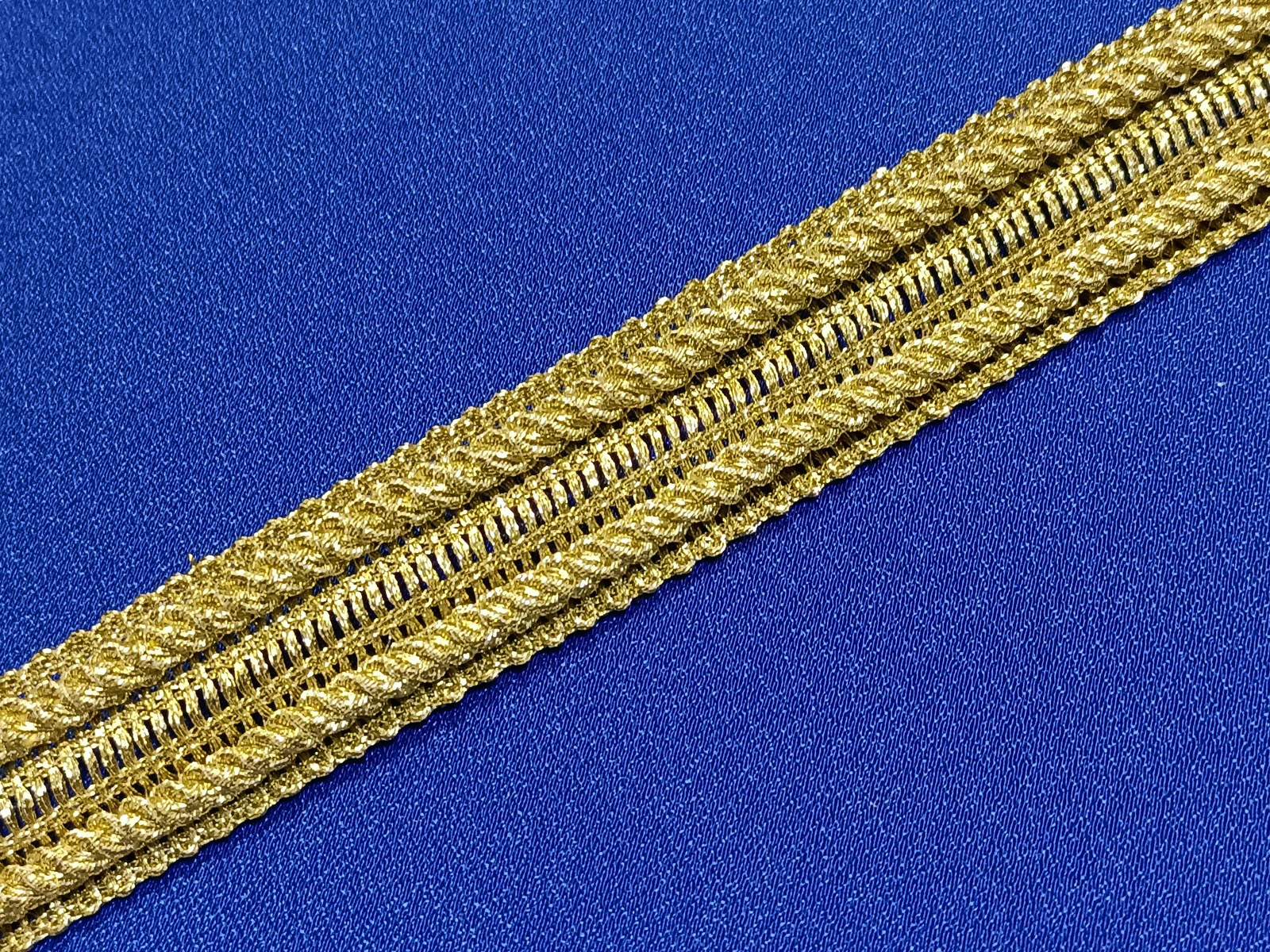 Pasamanería Cordón Doble Oro Metálico