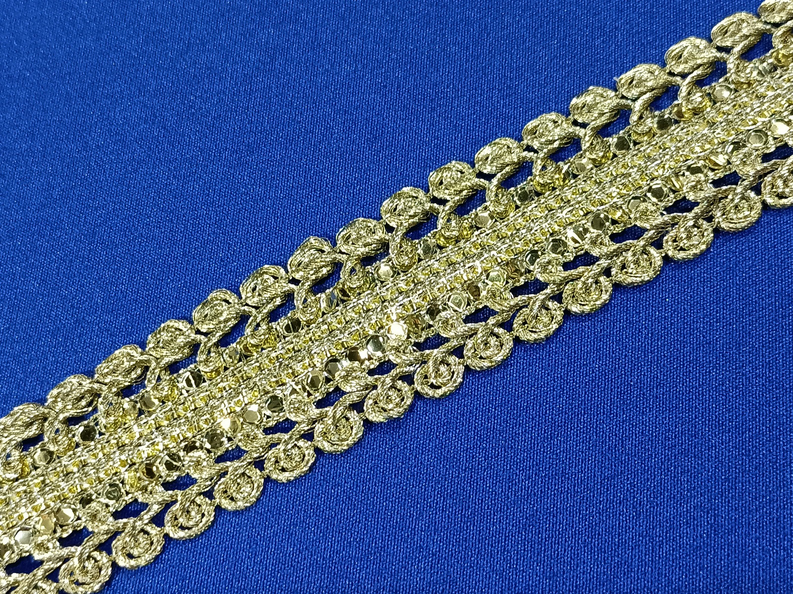 Pasamanería Galeon Ondulado Oro