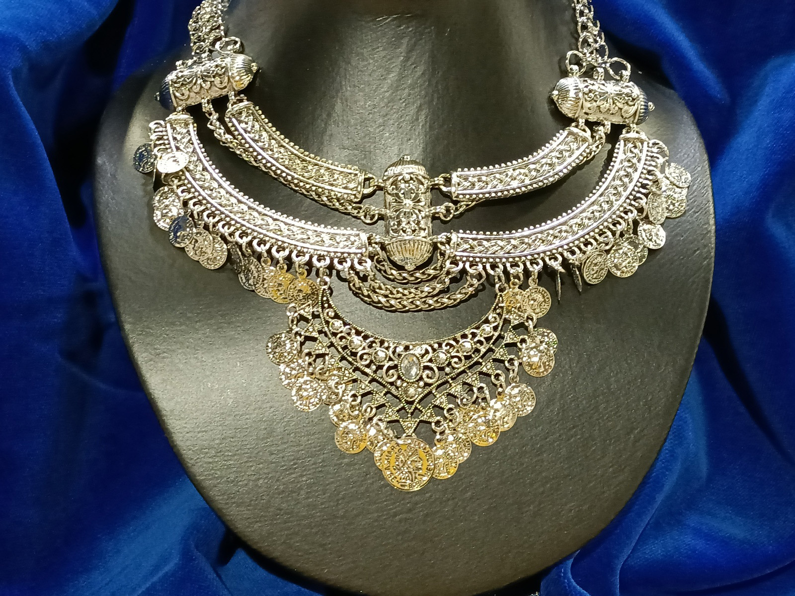 Collar Metal Sultana Plata