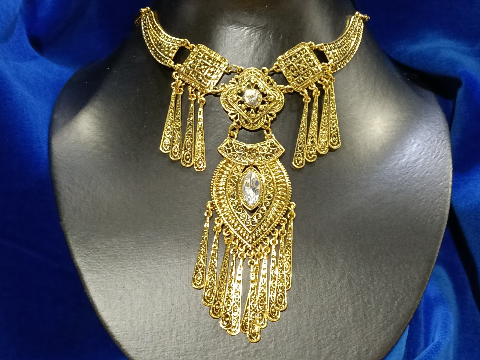 Collar Metal Lagrima Oro