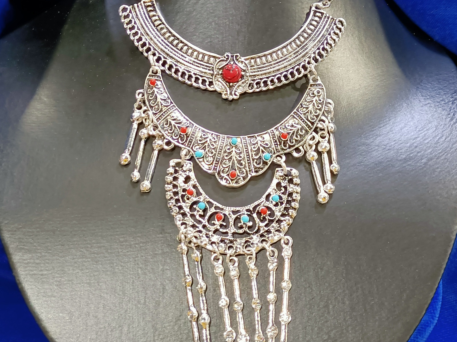 Collar Metal Sophia Plata Color