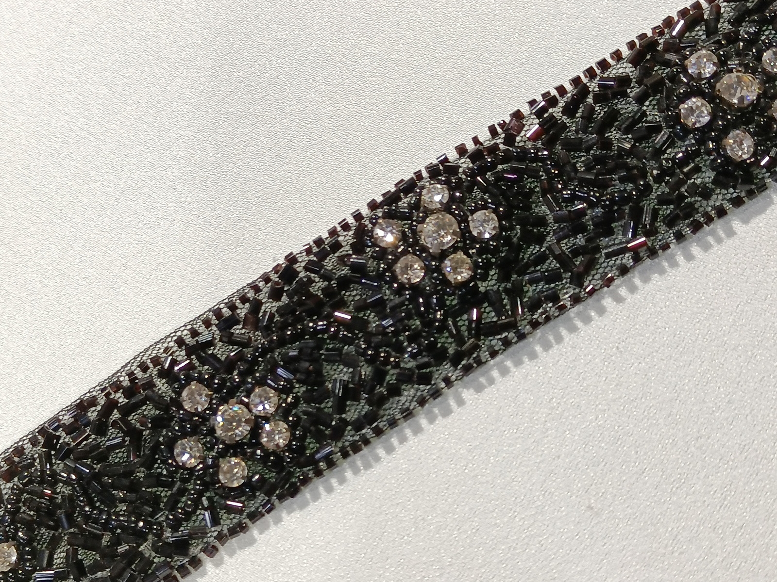 Cenefa Pedrería Rocalla Negro