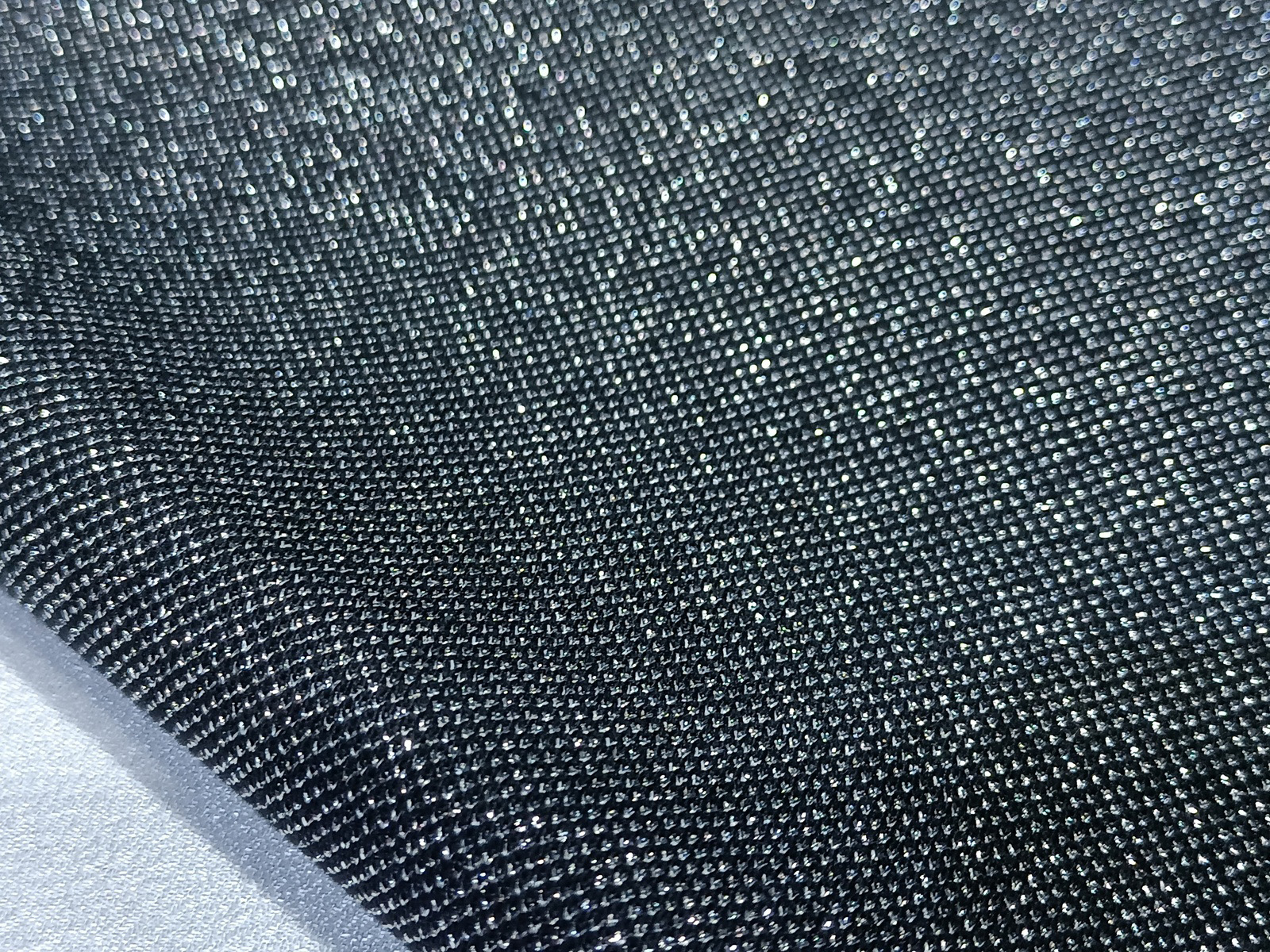 Punto Malla Plata/Negro