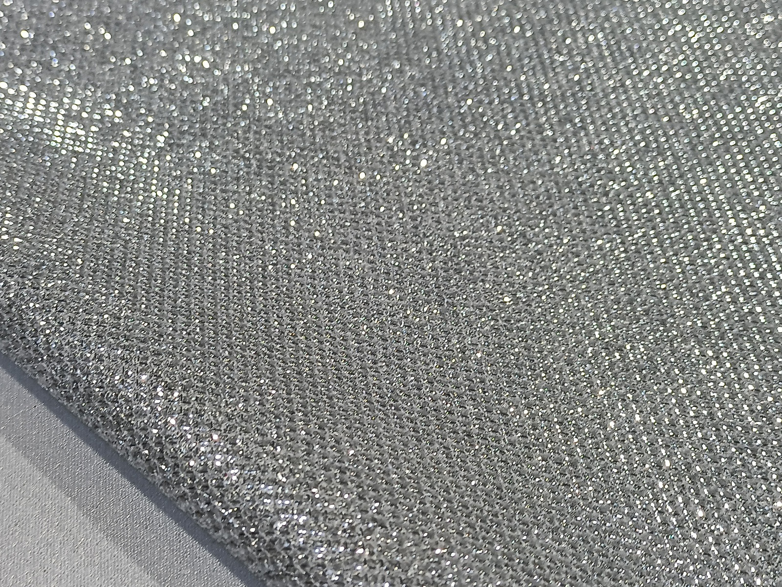 Licra Punto Plata Escarcha