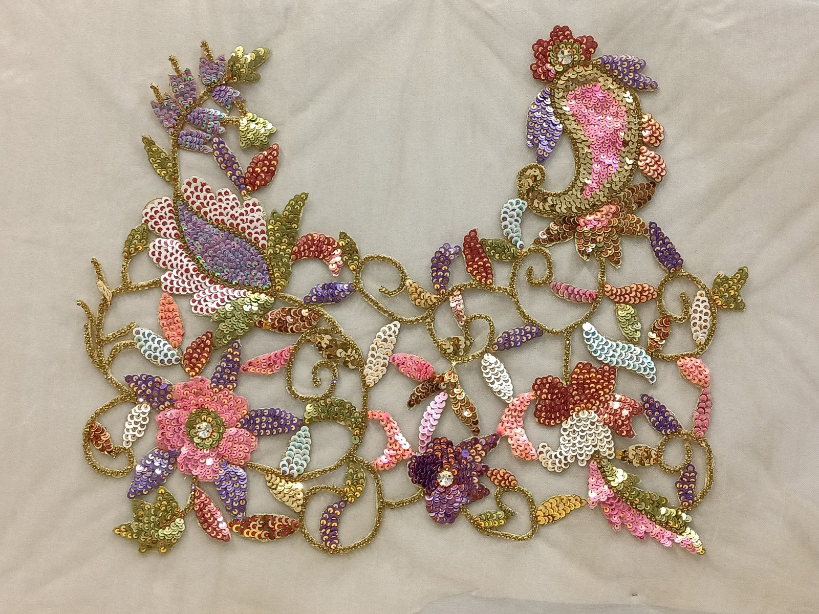 Cuerpo Lentejuela Multicolor Enredadera