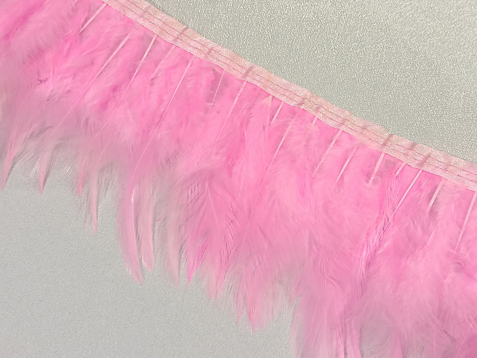 Fleco Pluma Gallo Rosa