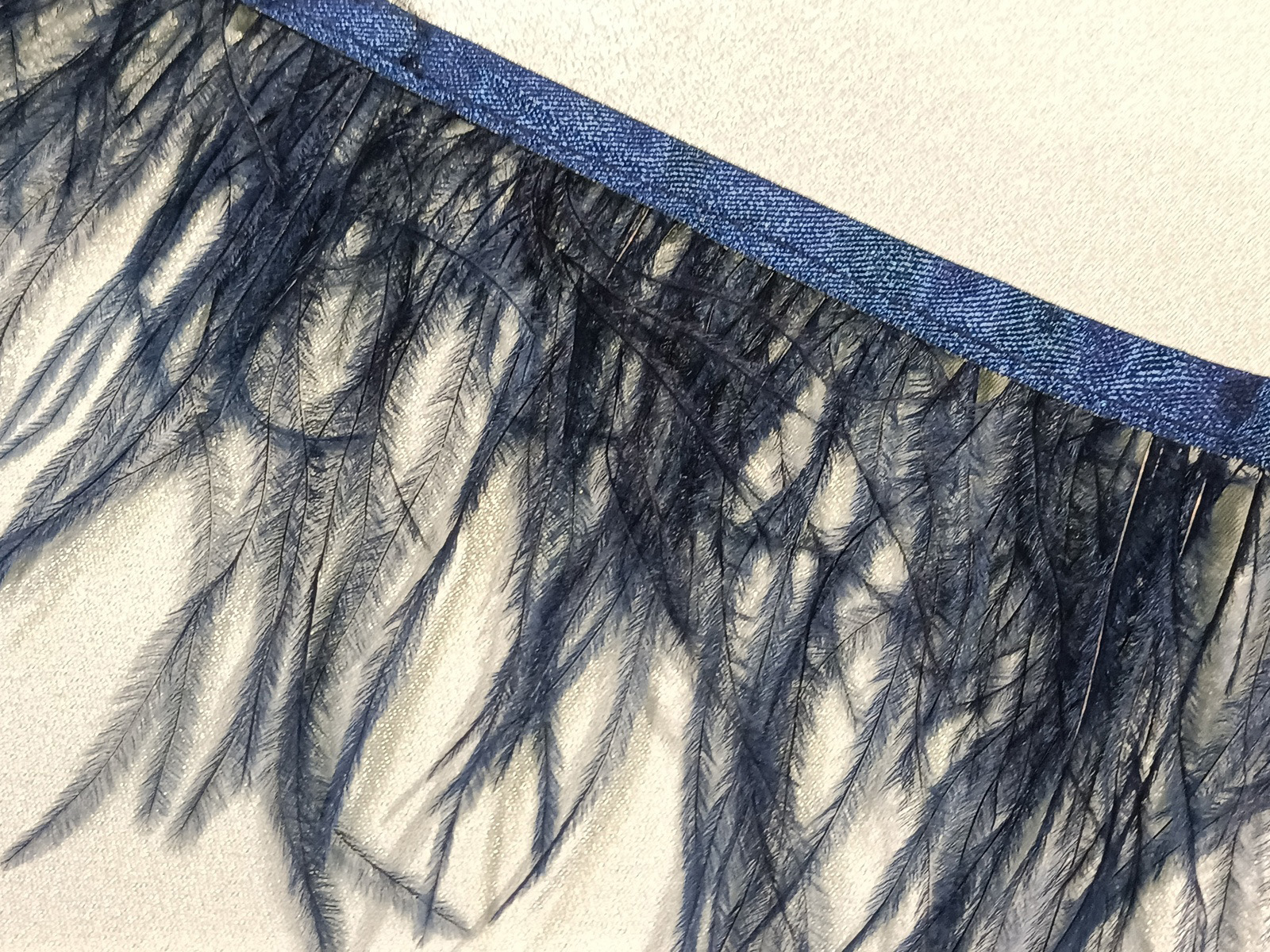 FLeco Pluma Austrich Simple Azul Marino