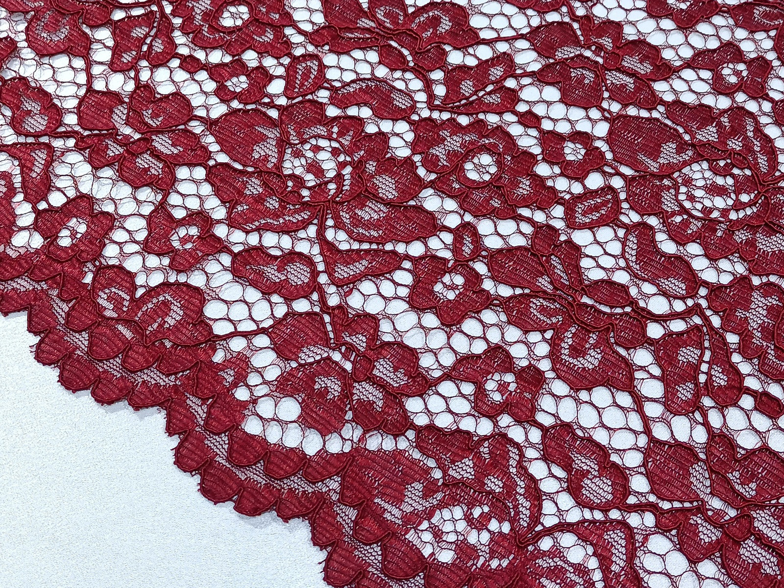 Encaje Rebrode Flor Granate