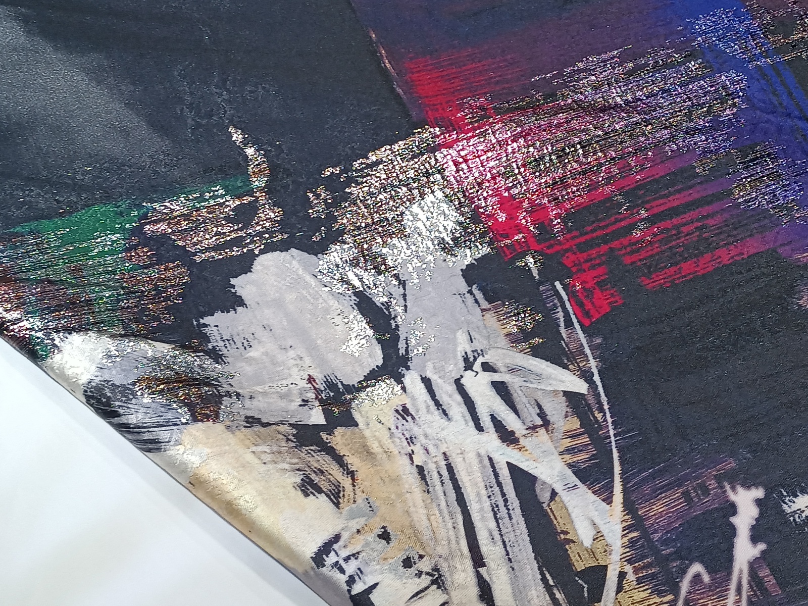 Jacqard Negro Multicolor