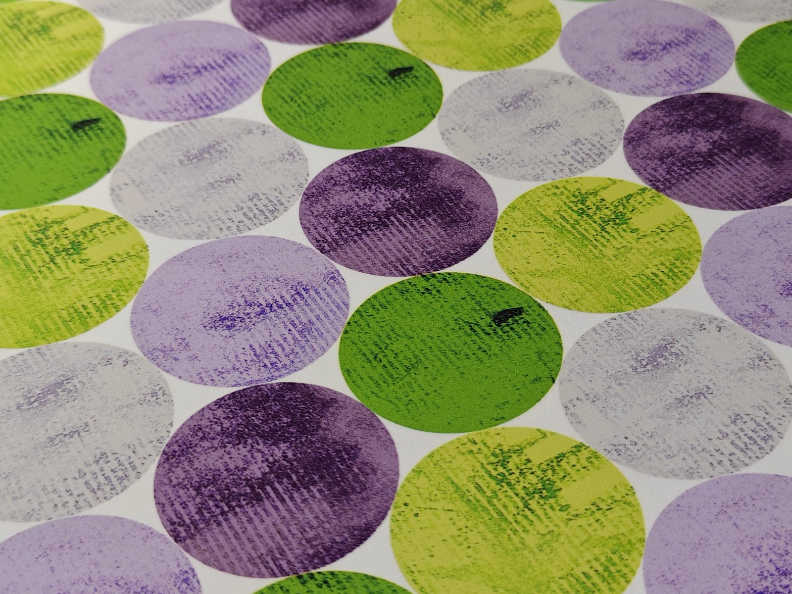 Saten Lunar Gigante Verde Morado