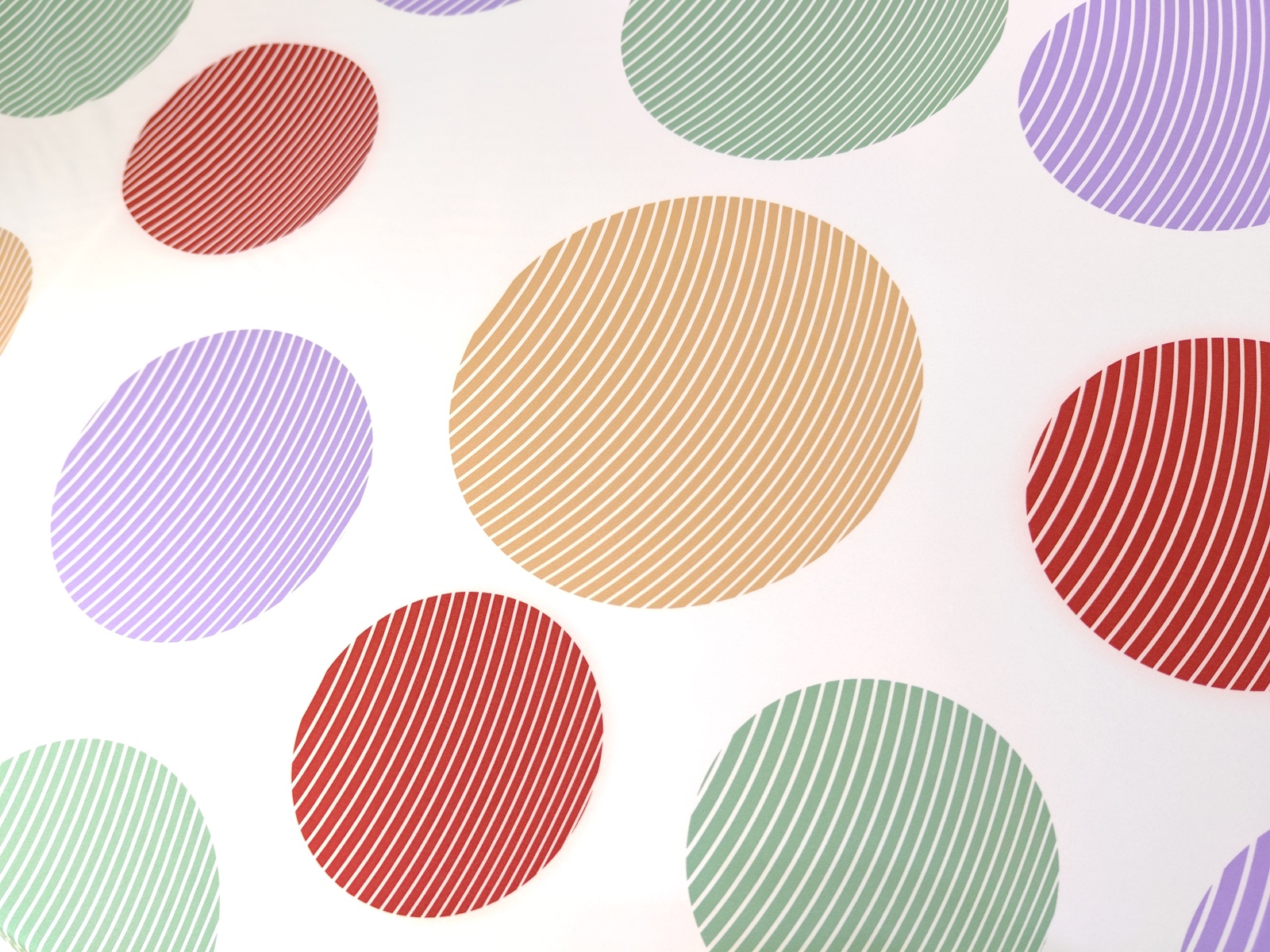 Saten Lunares Grandes Multicolor
