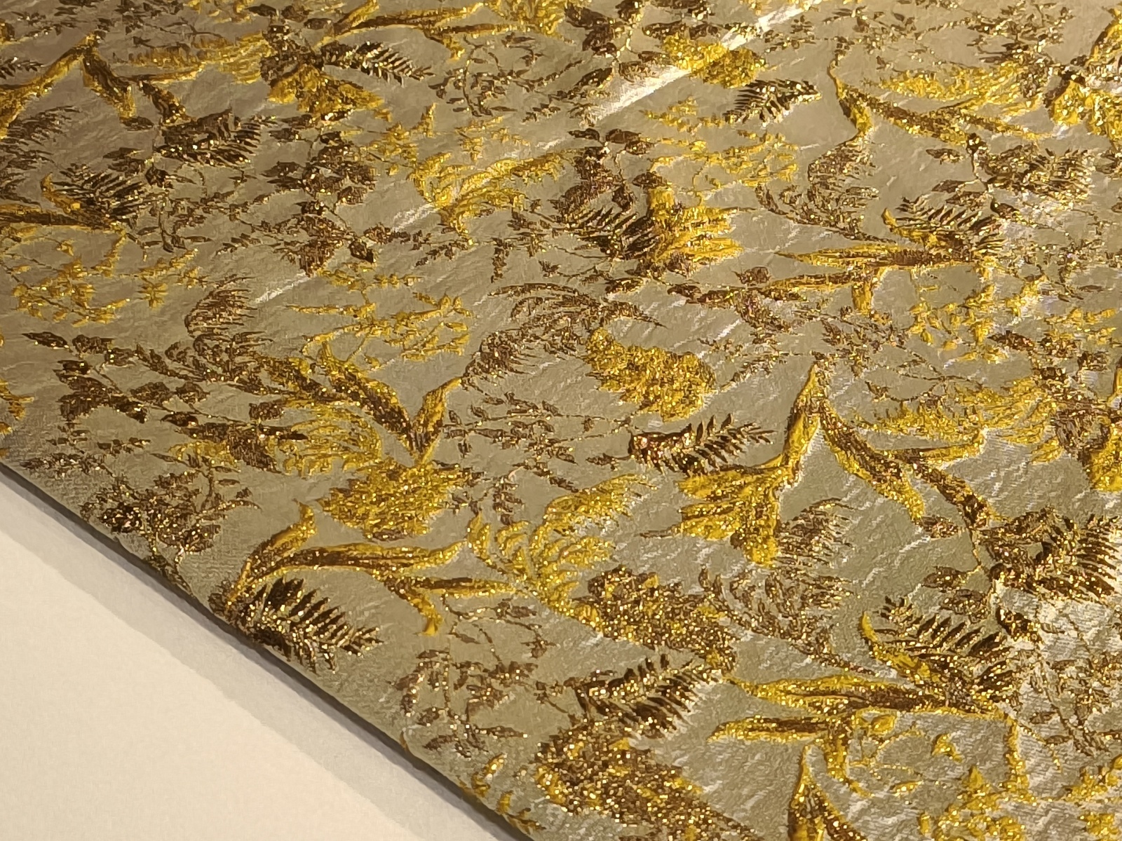 Jacqard Floral Cobre