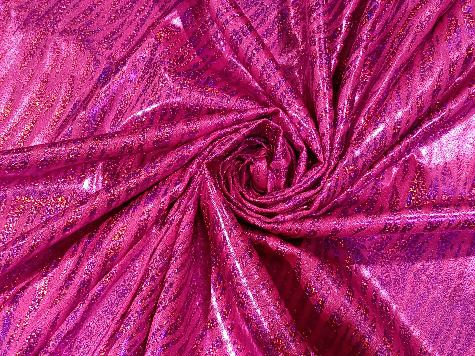 Lycra Tigre Foil Fucxia