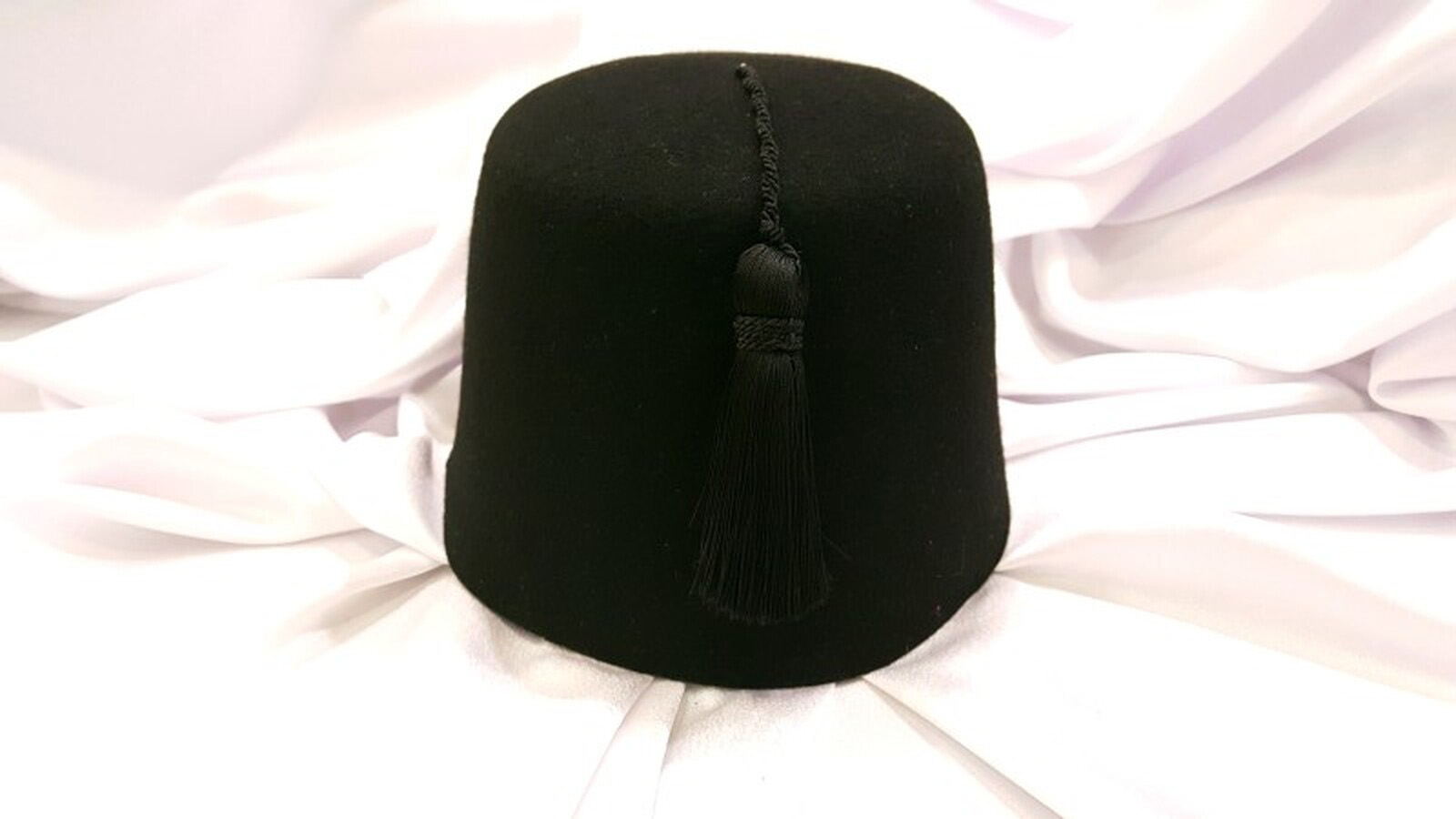 Fez Fieltro Pol Negro Borla Negro