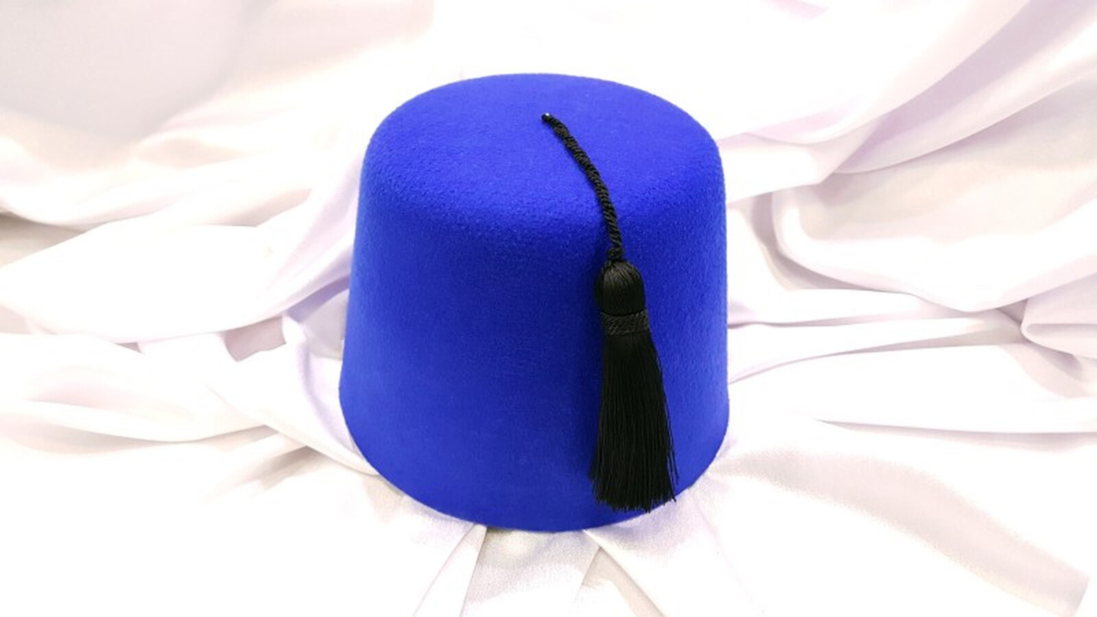 Fez Fieltro Pol Azul Borla Negro