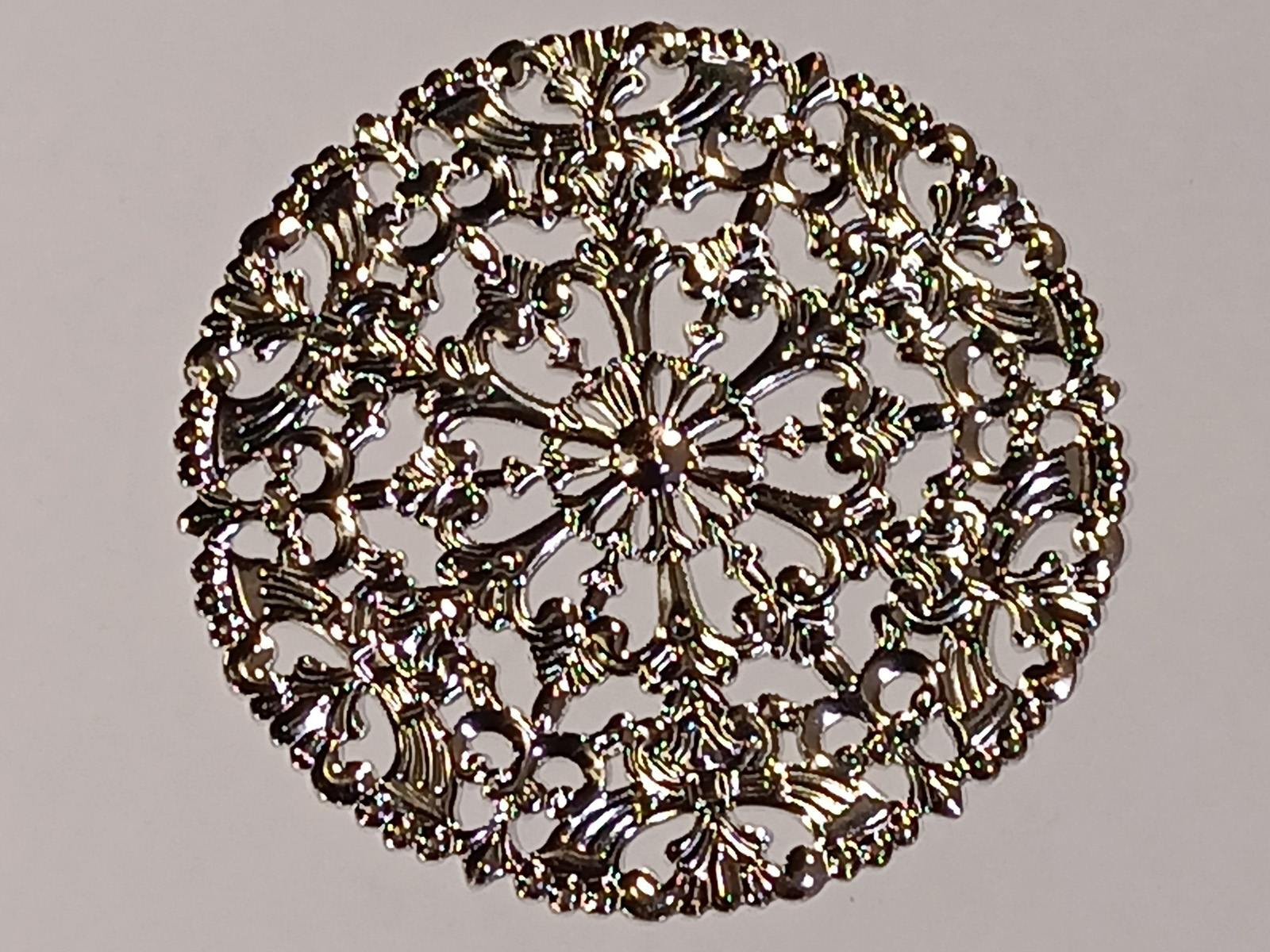 Chapa Iron Redonda Plata
