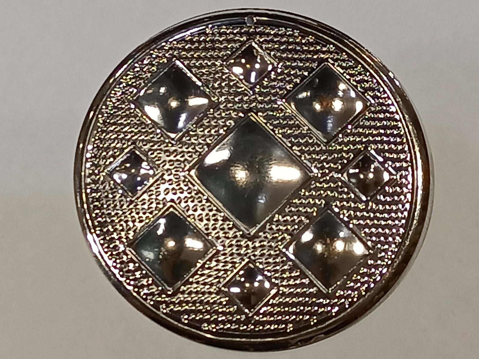 Chapa Abolladura Redonda Plata