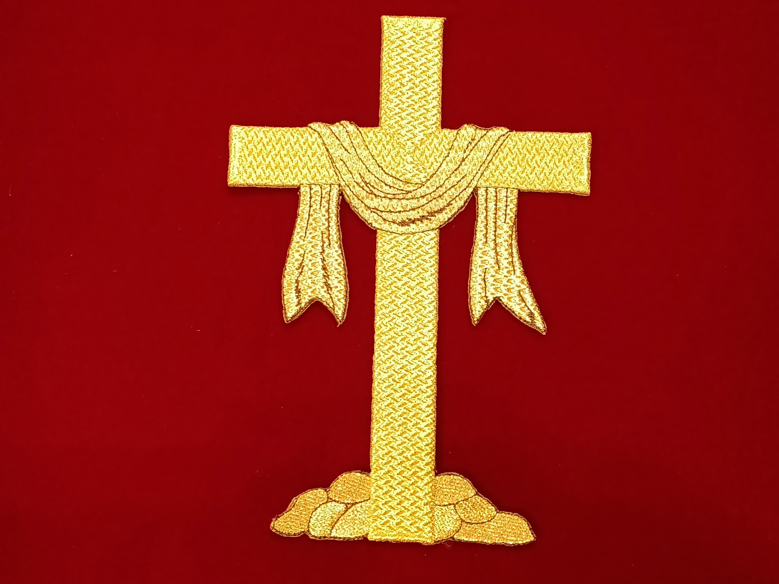 Aplicación Cruz Paño Oro