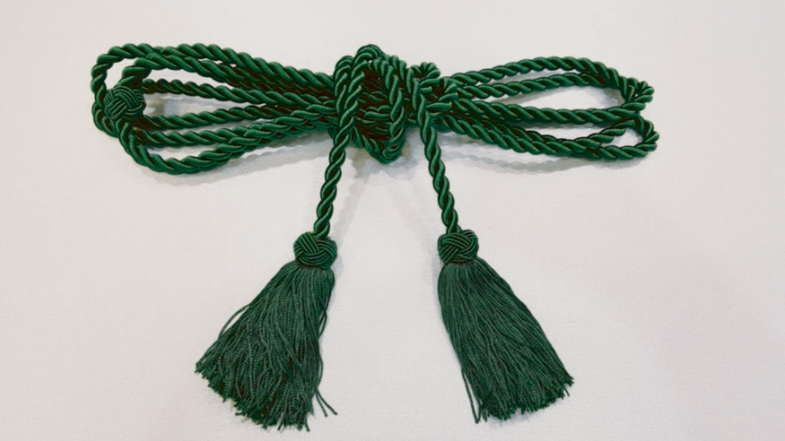 Cingulo Pequeño Verde 3,5 metros borla pequeña