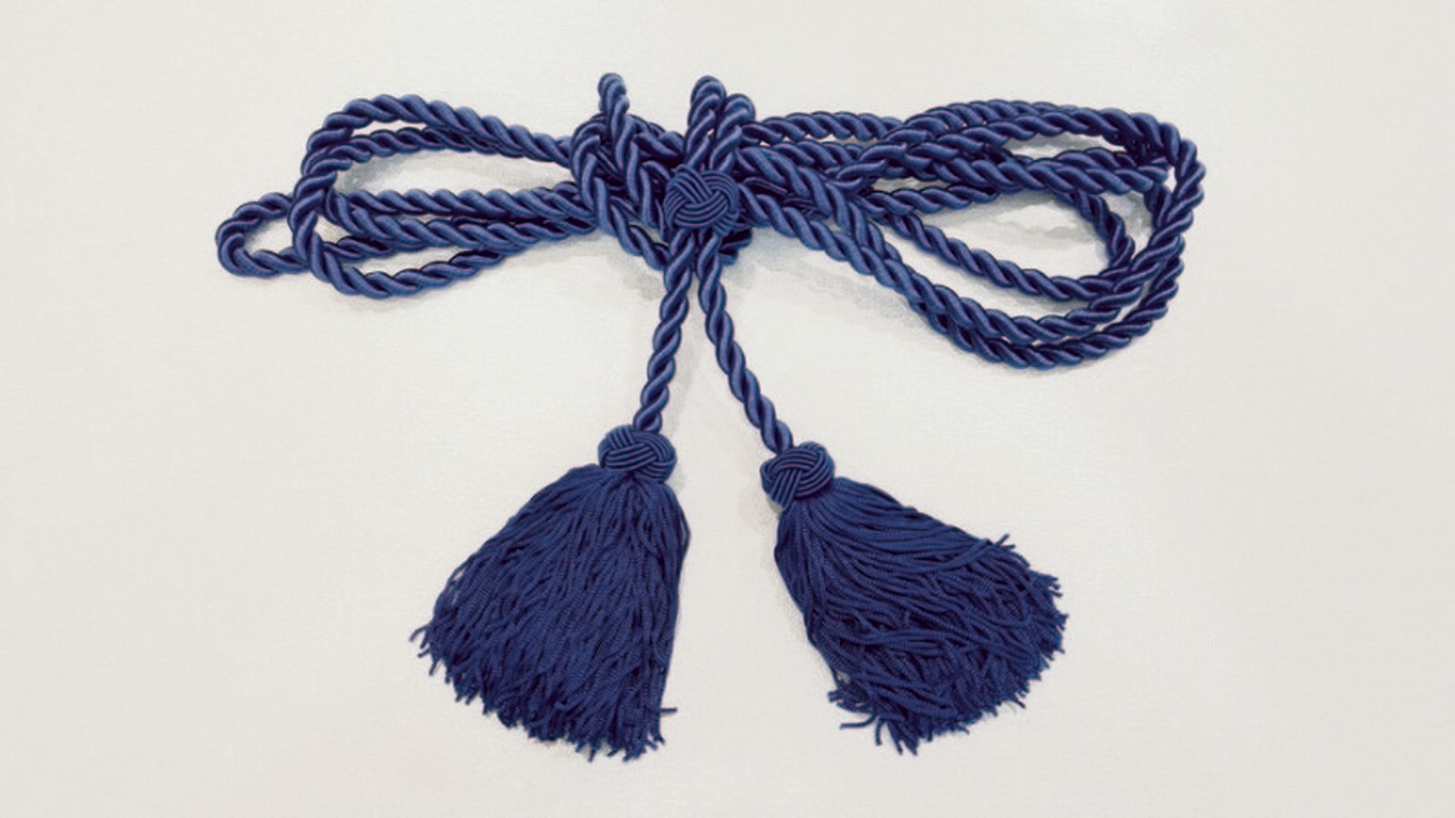 Cingulo Pequeño Azulón 3,5 metros borla pequeña