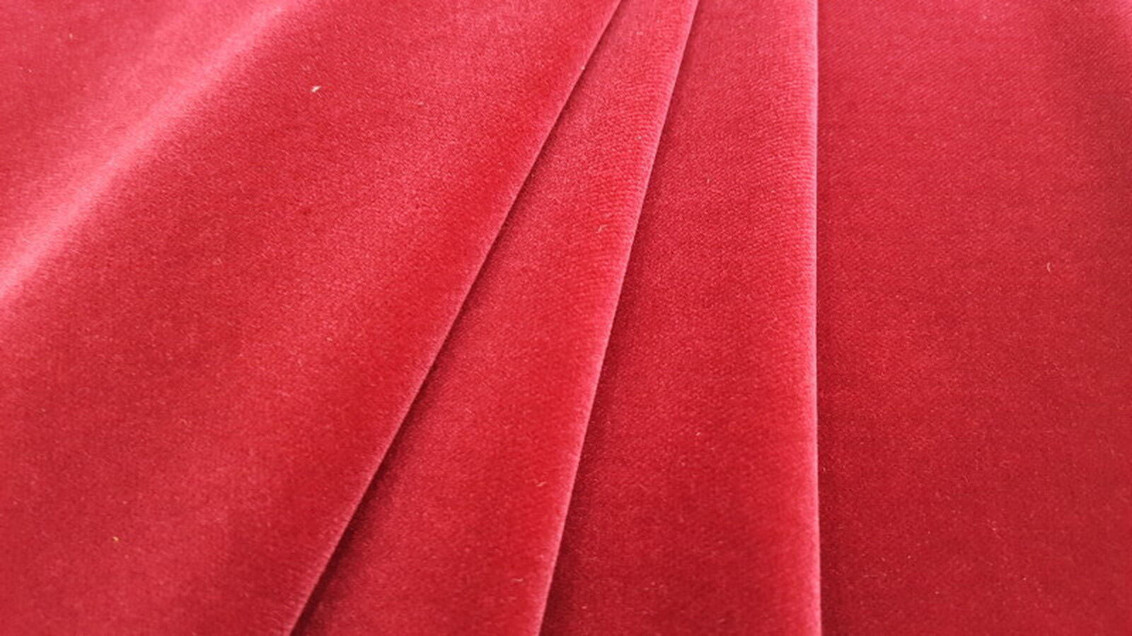 Terciopelo Algodón Aleman Rojo